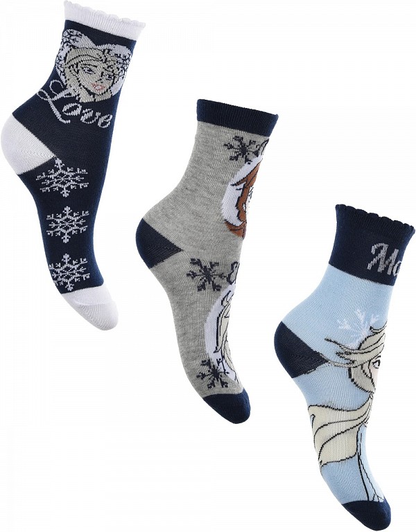Disney Frozen childrens socks 31/34