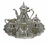 Σετ Τσαγιού Επάργυρο Με Δίσκο