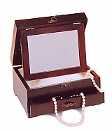 Μπιζουτιέρα Ξύλινη Με Συρτάρι Και Καθρέπτη WB4639A1