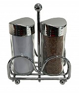 Σετ αλατοπίπερο με μεταλλική βάση