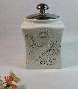 Μπισκοτιερα Κεραμική Διακοσμημένη