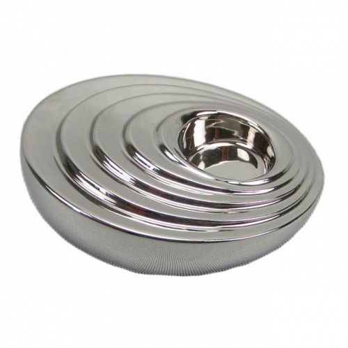 Κηροπήγιο για ρεσώ κεραμικό διακοσμητικό ασημί