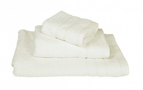 Πετσέτα ΚΟΜΒΟΣ Πεννιέ 500γρ/μ2 Cream Χειρός 30x50
