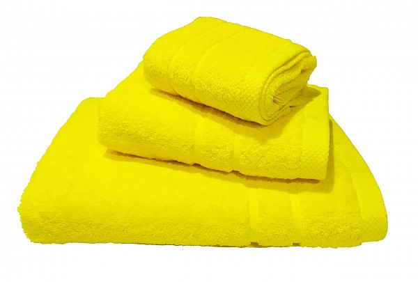 Σετ Πετσέτες 3 τμχ Le Blanc Πεννιέ 600γρ/μ2 Yellow (40x60, 50x95, 80x145)