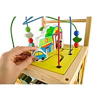 Wooden pusher - Educational cube 22606