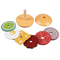 Wooden burger Kruzzel 22673