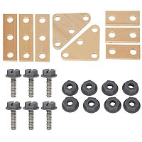 Wooden workshop 3in1 Kruzzel 24758