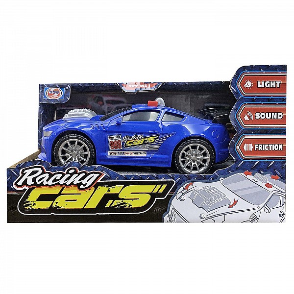 Οχημα racing cars friction με φως + ήχο 20x11x9cm ToyMarkt 902358