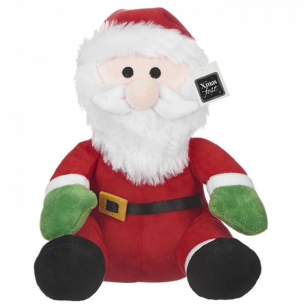 Λούτρινο Άγιος Βασίλης ελληνικά κάλαντα 20cm Xmasfest 1132586 93-2566