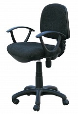 VELCO Pro Systems ΚΑΡΕΚΛΑ ΓΡΑΦΕΙΟΥ ΠΑΙΔΙΚΗ ΜΑΥΡΗ ΜΕ ΜΠΡΑΤΣΑ -ΔΙΑΣΤΑΣΕΙΣ: 57x47x81/92cm