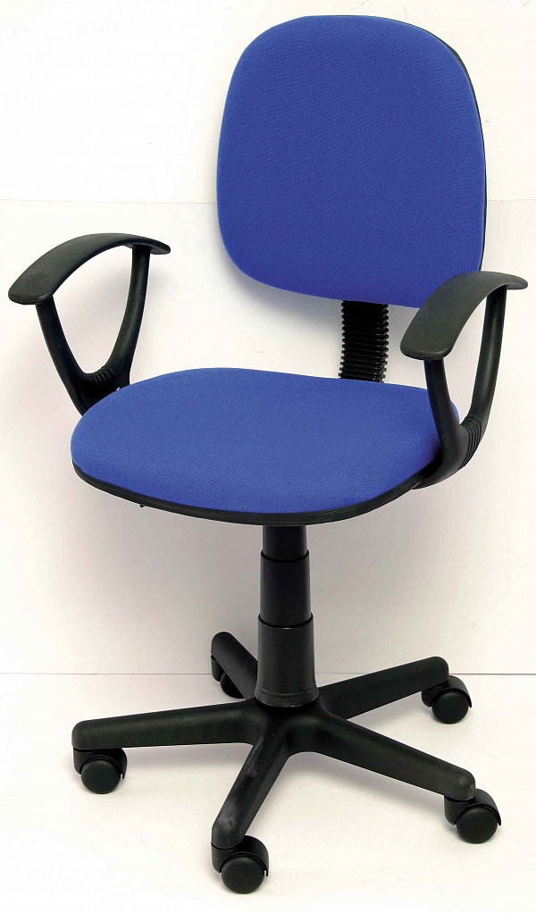 VELCO Pro Systems ΚΑΡΕΚΛΑ ΓΡΑΦΕΙΟΥ ΠΑΙΔΙΚΗ ΜΠΛΕ ΜΕ ΜΠΡΑΤΣΑ -ΔΙΑΣΤΑΣΕΙΣ: 57x47x81/92cm