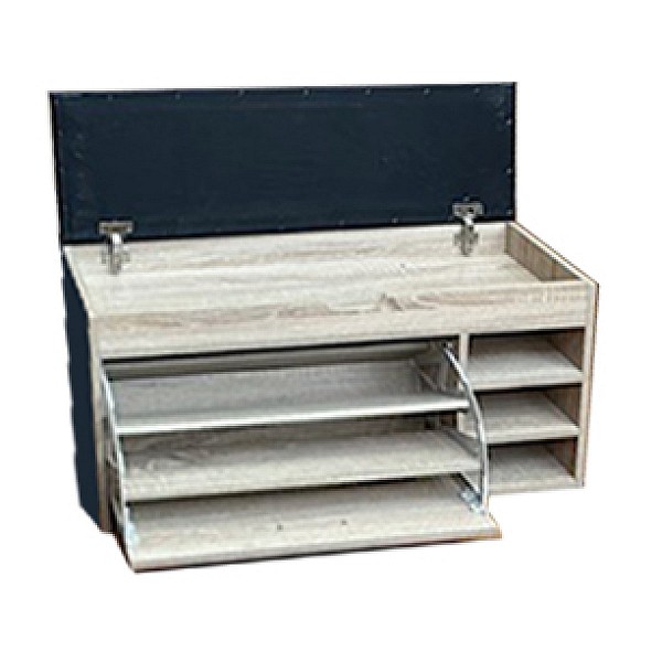 VELCO  Pro Systems ΠΑΠΟΥΤΣΟΘΗΚΗ -ΣΚΑΜΠΟ 80x30x49cm ΓΚΡΙ ΟΞΙΑ  63-38687-30