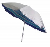 ΟΜΠΡΕΛΑ ΒΕΡΑΝΤΑΣ- ΚΗΠΟΥ -ΘΑΛΑΣΣΗΣ ΜΠΛΕ-ΡΙΓΕ ΜΕ ΕΞΩΤΕΡΙΚΗ ΑΣΗΜΙ ΕΠΙΣΤΡΩΣΗ 1,8m ΜΕΤΑΛΛΙΚΗ