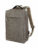 CAMPUS ΣΑΚΙΔΙΟ ΠΛΑΤΗΣ URBAN 20 Lt. ΓΚΡΙ ΜΕ ΘΥΡΑ USB 810-2104-10